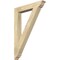 Ekena Millwork Traditional Traditional Rough Sawn Bracket, Douglas Fir, 4"W x 28"D x 40"H BKT04X28X40TRA01RDF - alternate 1
